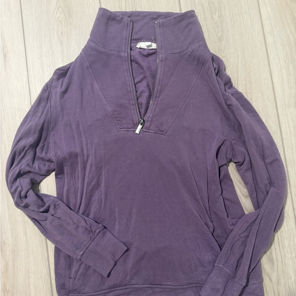 Workshop Republic Clothing Purple Pullover Top